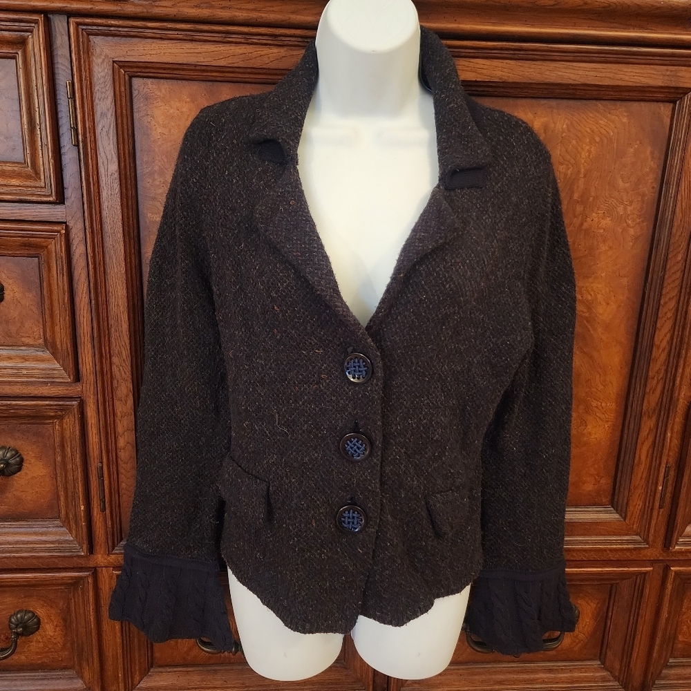Curio Vintage Button Up Sweater-S